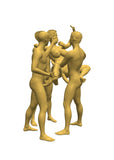 3 masters and one slave, domination 10
