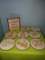 Erotic Coasters, Party Gadget, Personalized gift,