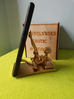 Erotic Phone stand, Girl playing with dildo, personalized Gift, NSFW, for iPhone, Samsung, all Cell phones