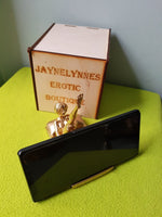 Erotic Phone stand, Girl playing with dildo, personalized Gift, NSFW, for iPhone, Samsung, all Cell phones